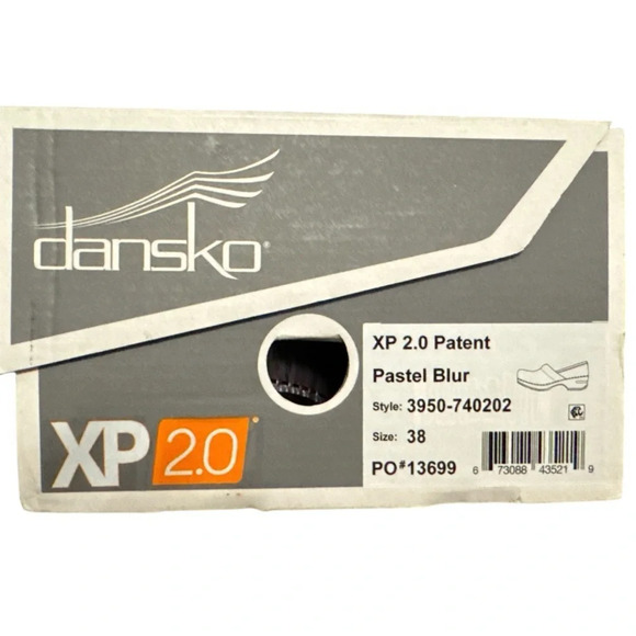 Dansko XP 2.0 Pastel Blur Print Patent Leather Clogs size EU 38/US 7.5-8 - Picture 9 of 11